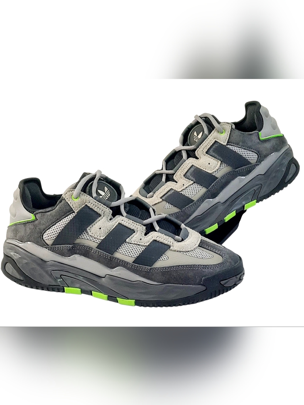 Adidas Niteball 'Dove Grey' FX7654 Sneakers Men's Size 7.5/ Womens Size 9